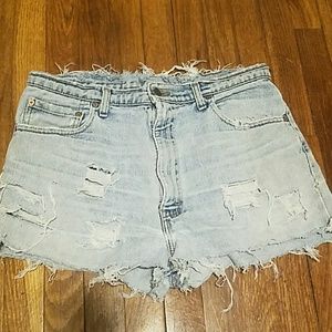 Levi's high waisted  shorts